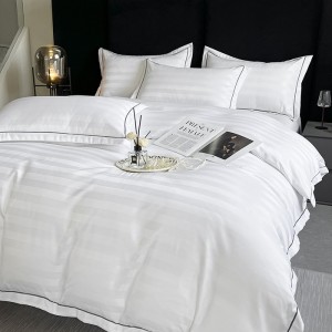 High-density brocade jacquard new hotel style four-piece set