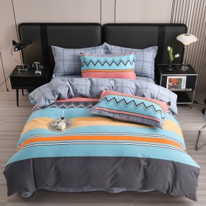 100% cotton active brushed four-piece set, 100% cotton three-piece set