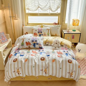 40s pure cotton Disney cartoon children’s four-piece set