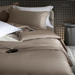 Hotel supplies new long-staple cotton 100-count satin high-end jacquard four-piece set