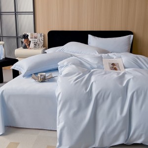 Pure cotton knitted cotton printed and dyed solid color four-piece set