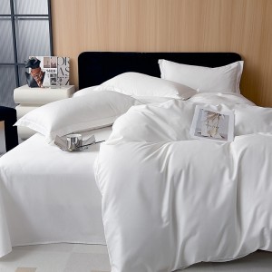 Pure cotton knitted cotton printed and dyed solid color four-piece set