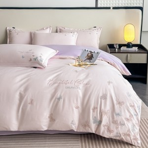 Exquisite 100% cotton butterfly series four-piece set