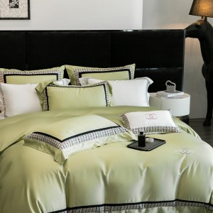 AB version 100-count Tencel cotton color cloth four-piece set