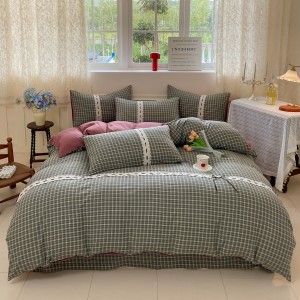 Exquisite kapok printed four-piece set for home use