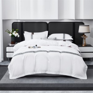 New ribbon high-imitation cotton hotel four-piece set hotel four-piece set