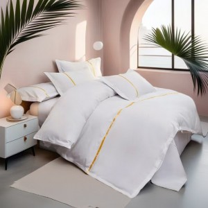 Pure cotton hotel B&B brushed four-piece suit