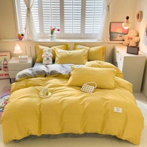 Home new all-cotton printed four-piece set