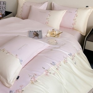 Hot-selling 100% cotton embroidered four-piece set