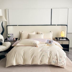Exquisite 100% cotton butterfly series four-piece set