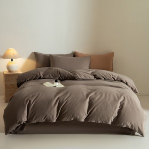 New hotel A-class 50-count pure cotton brushed four-piece suit
