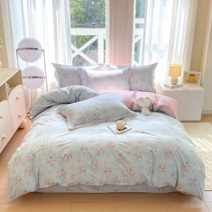 Household pure cotton printed exquisite four-piece set