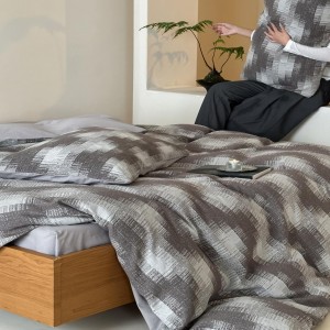 Home use 60s yarn-dyed airy jacquard four-piece set