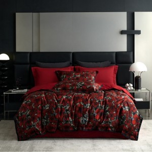 100s long-staple cotton four-piece digitally printed set