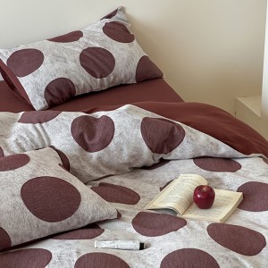 New 60s yarn-dyed air cotton four-piece set