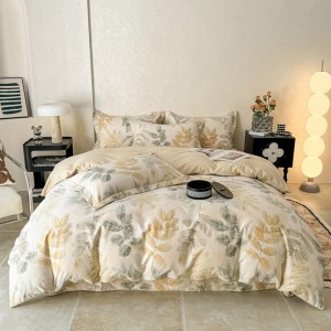 100% Cotton Eco-Brushed Four-Piece Household Set