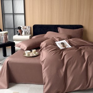 Pure cotton knitted cotton printed and dyed solid color four-piece set