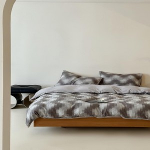 Home use 60s yarn-dyed airy jacquard four-piece set