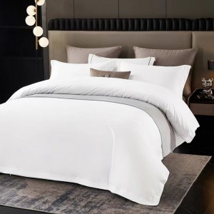 All-cotton satin high-end new all-cotton pure cotton five-star four-piece set