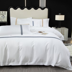New genuine yarn weaving density hotel linen four-piece set 60s bedding four-piece set