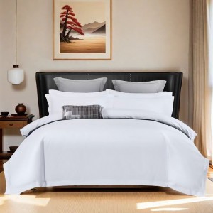 All-cotton satin high-end new all-cotton pure cotton five-star four-piece set