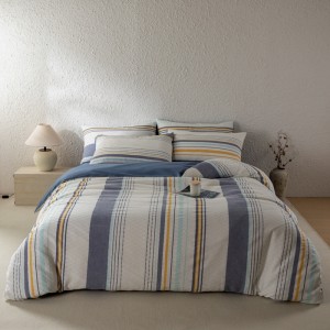 New waffle pure cotton checkered yarn-dyed jacquard four-piece suit