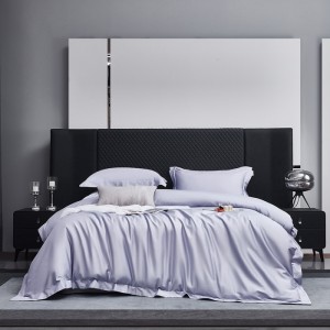 Pure color natural and comfortable 100-count pure cotton four-piece set