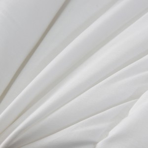 Pure white new genuine yarn weaving density hotel bedding four-piece set