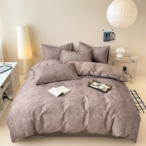 40s twill pure cotton brushed four-piece set
