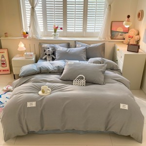 Home new all-cotton printed four-piece set