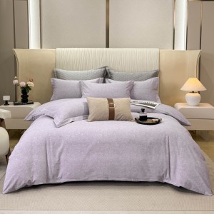 100% cotton brushed four-piece set digitally printed thickened pure cotton brushed four-piece