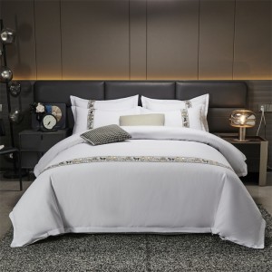 New white star hotel solid color hotel four-piece set