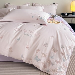 Exquisite 100% cotton butterfly series four-piece set