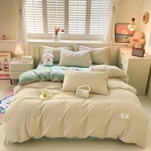 Home new all-cotton printed four-piece set