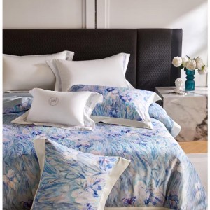 Pure cotton digital reactive printing exquisite four-piece set